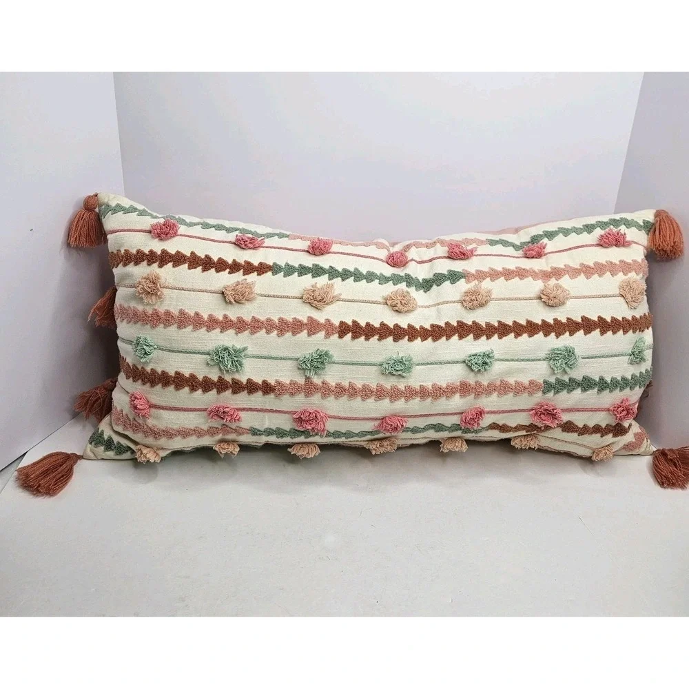 Pier 1 Pillow 23 X 10.5 X 3